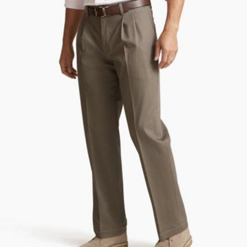 Dockers Dark Brown Pleated Dress Pants - 30 x 30